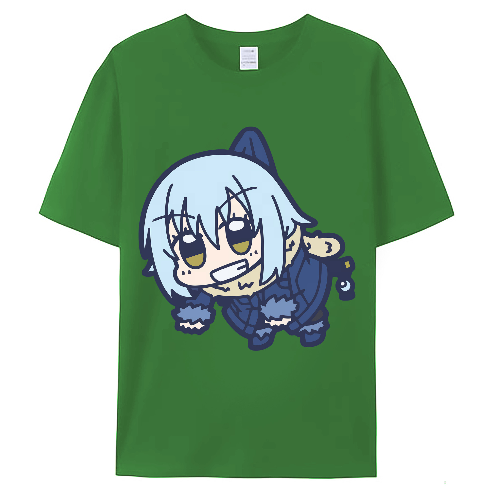 （画像用） 転スラ Regarding Reincarnated to Slime レディースカジュアルプリントTシャツ（綿100％）